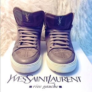 YSL sneakers Yves saint Laurent beige sneakers 38.5 8.5